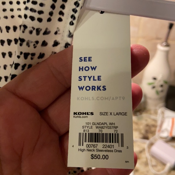 NWT Women’s Apt 9 Dress XL - Picture 5 of 5